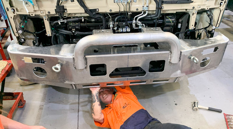 Custom Fleet Bullbar on Truck