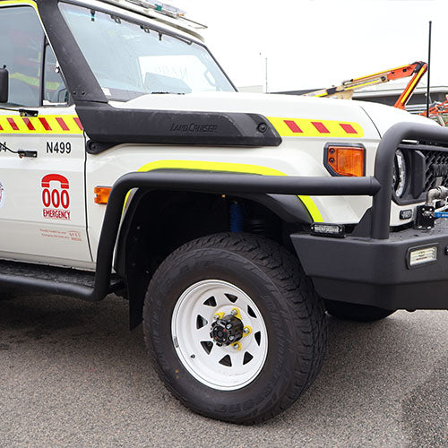 Side Steps for Fleet Vehicles on Landcruiser