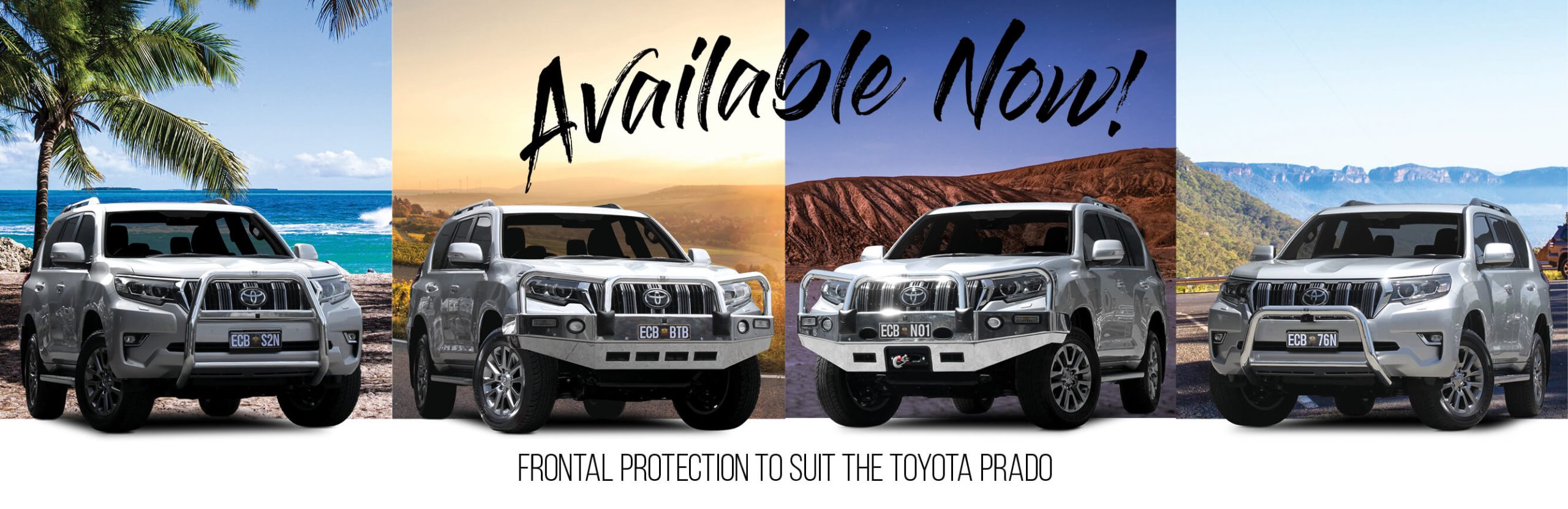 Toyota Prado Frontal Protection range